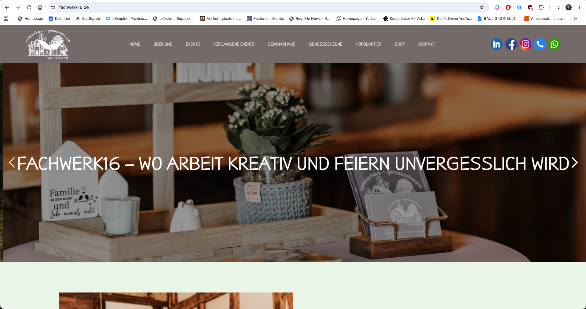Fachwerk16 Website